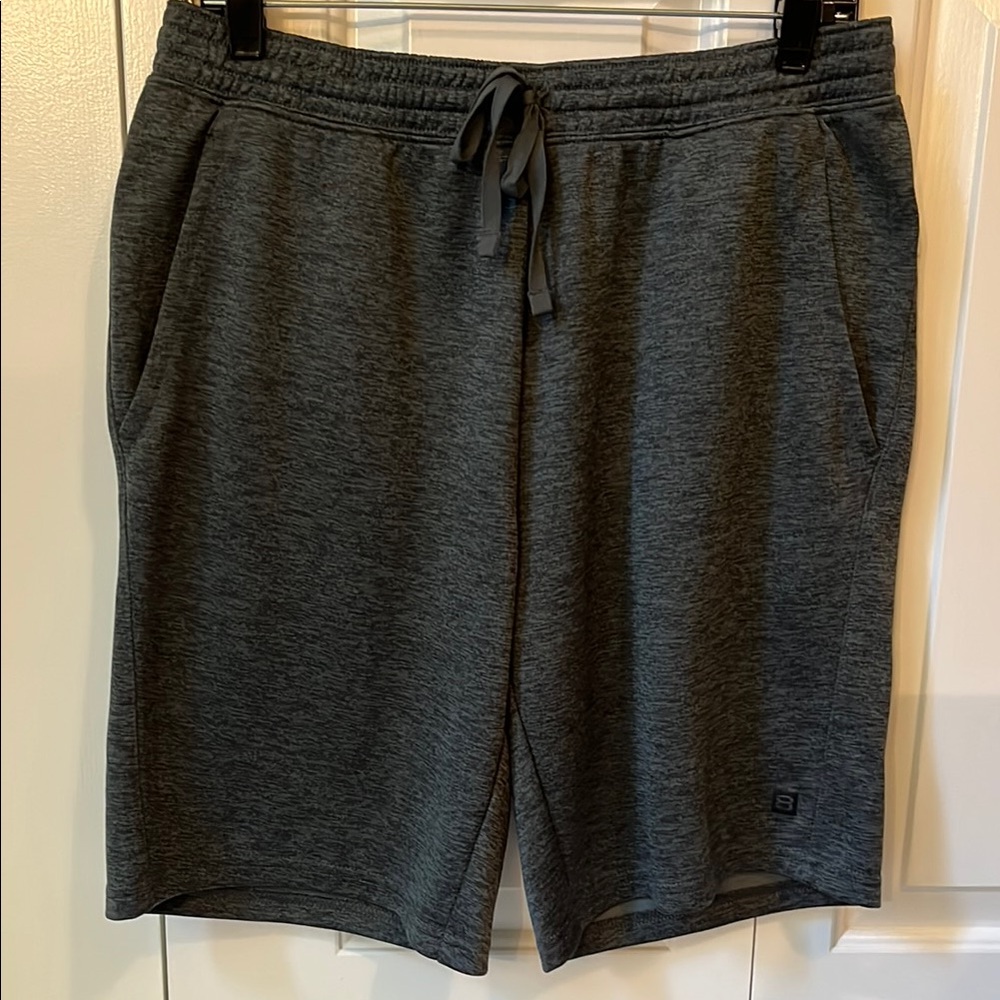Men's Layer 8 gray athletic shorts